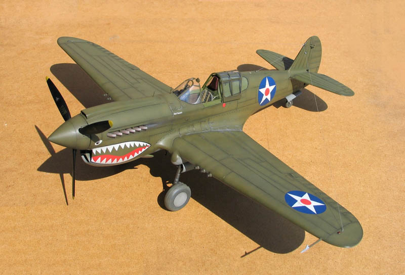 Hasegawa 1/32 P-40E Warhawk “Old Exterminator” | Large Scale Planes