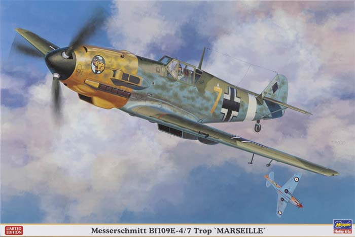 Hasegawa Messerschmitt Bf 109E-4/7 Trop. | Large Scale Planes