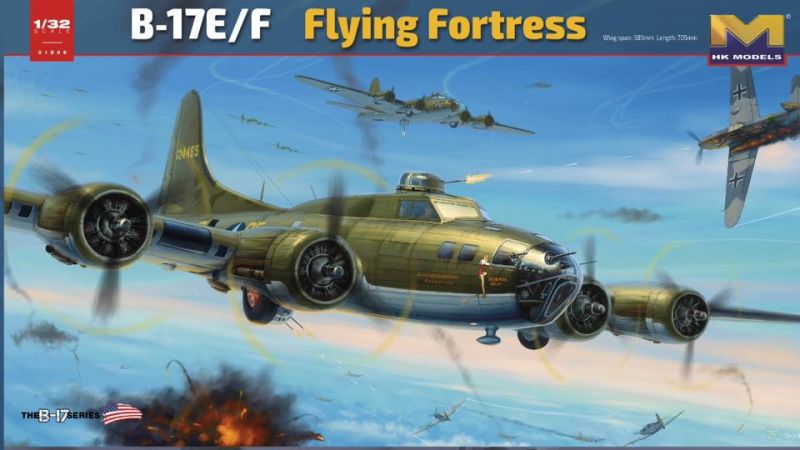 Build review of the HK Models' B-17G scale model aircraft kit