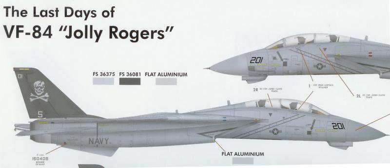 Crossdelta AE32002: 1/32 VF-84 F-14A Tomcats | Large Scale Planes